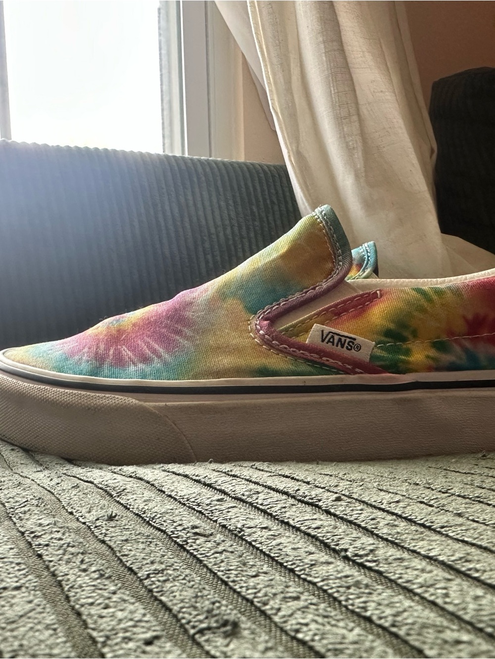 Classic Vans Tie-Dye Slip-On Sneakers - Picture 2 of 7